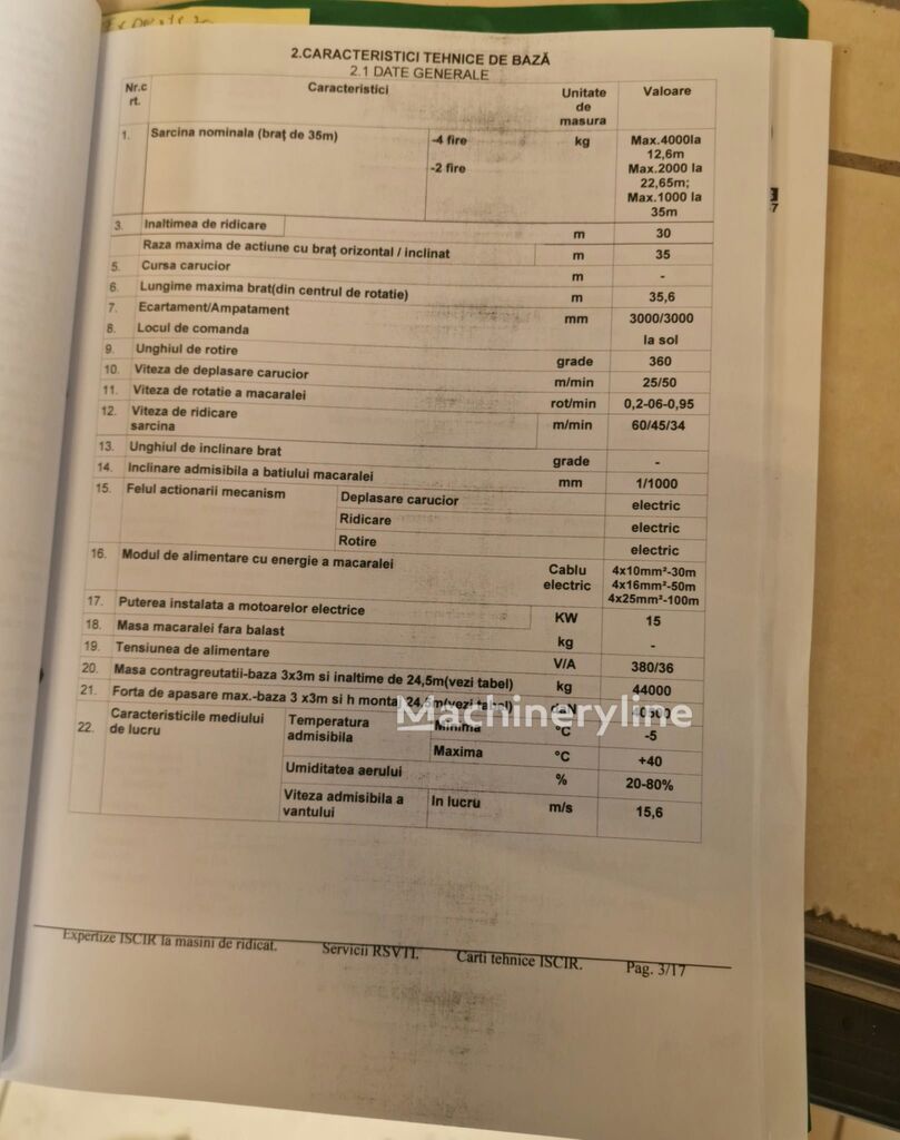 Macara turn FARI SL35 - 3