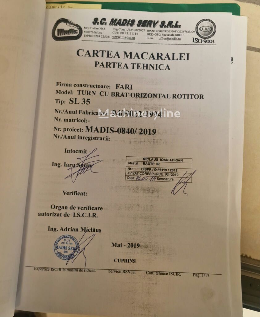 Macara turn FARI SL35 - 4