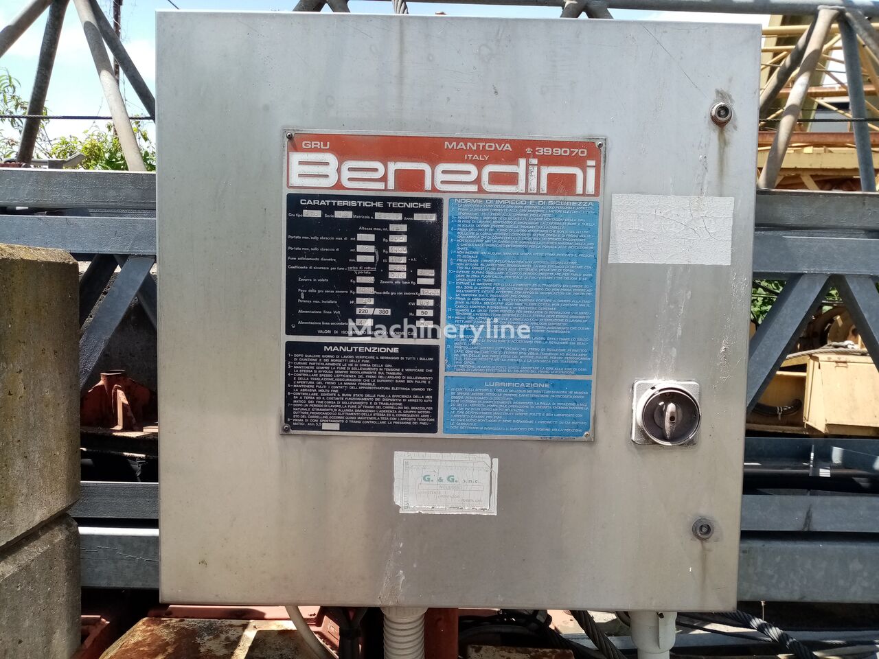 Macara automontantă Gru Benedini B18 - 2