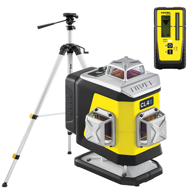 Nivela laser albastru in cruce Nivel System CL4B cu trepied SJJM1EX receptor RD800