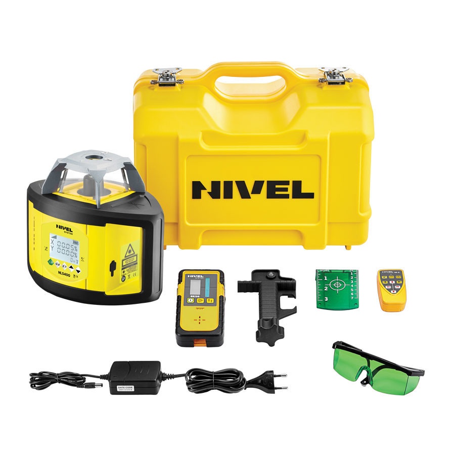 Nivela laser rotativa verde Nivel System NL540G trepied SJJ32 stadie LS35