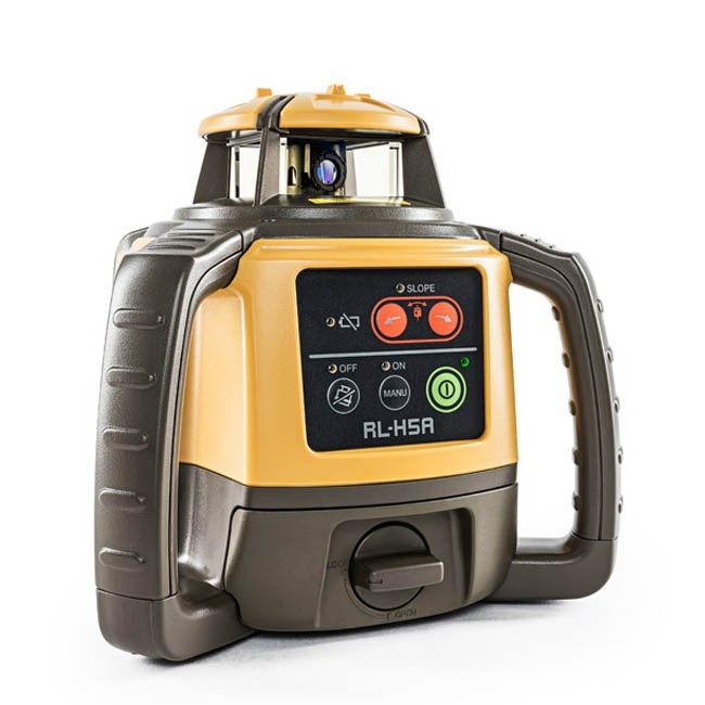 Nivela laser rotativa Topcon RL-H5A Digital cu stadie LS24 si trepied SJJ1