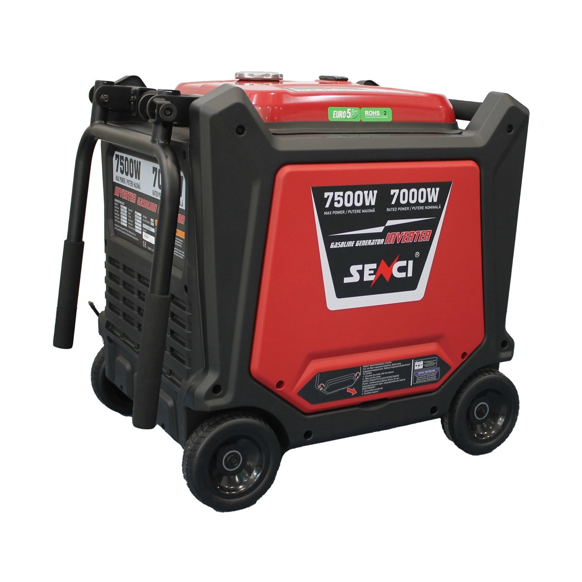 Generator inverter SENCI SC8000iE 7.5 kW 230V pornire electrica insonorizat