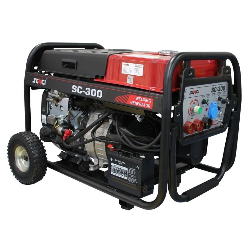 Generator de curent si sudura SENCI SC-300 putere maxima 3.5kW 230V curent sudura 300A