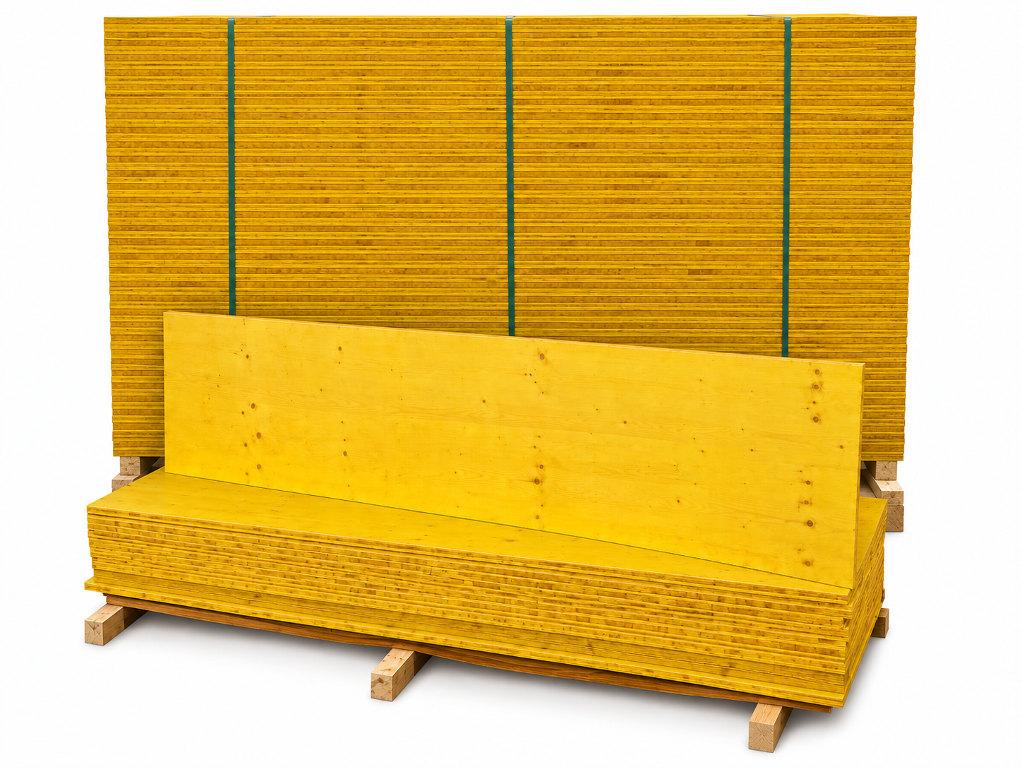 Panou galben de cofraj 2000x500x27 MM